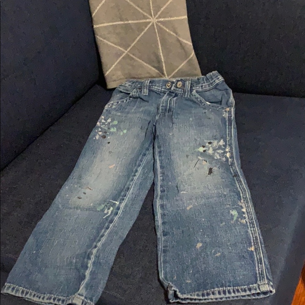 Toddler carpenter non stretch jeans